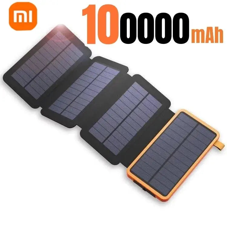 Xiaomi 200000mAH Solar Power Bank Folding Solar Panels 5V 2A USB Output Portable Outdoor Camping Sun Power For IPhone Android Survivall