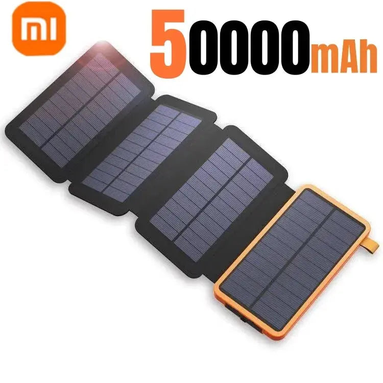 Xiaomi 200000mAH Solar Power Bank Folding Solar Panels 5V 2A USB Output Portable Outdoor Camping Sun Power For IPhone Android Survivall